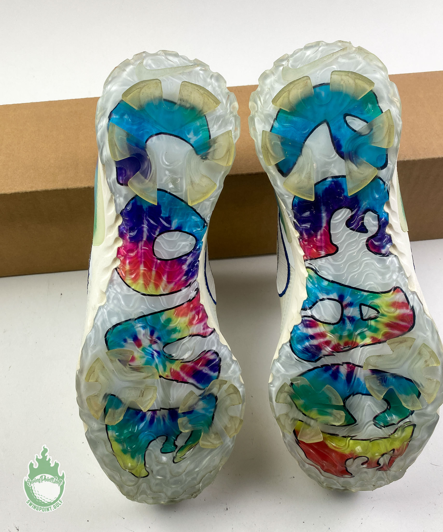 Nike Air Zoom Infinity Tour NRG Peace Love Golf Sz 10 Tie-Dye