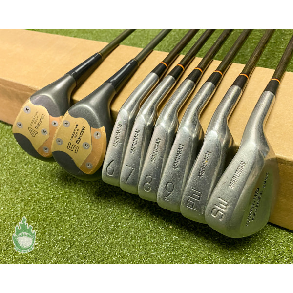 RH Maruman SPSS Guinness World Records Irons 4H 5H 6-PW/SW Regular Graphite Set