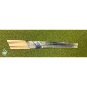 Used True Temper Project X 7.0 130g X-Flex Steel Iron Shafts 4-PW TaperTip .355