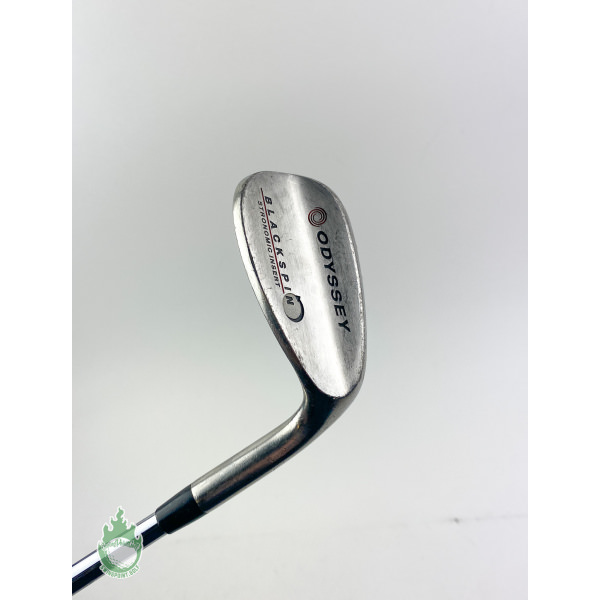 Used Right Hand Odyssey Blackspin 56* Wedge S/F Stronomic S400U Steel Golf Club
