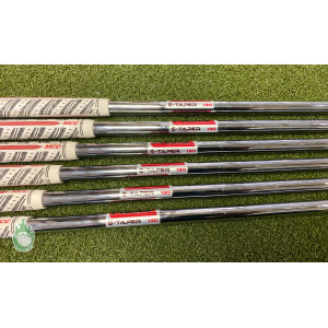 Used KBS Tour $ Taper 130g X-Flex Steel Iron Shafts 4-9 TaperTip .355