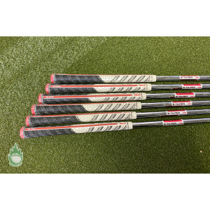 Used KBS Tour $ Taper 130g X-Flex Steel Iron Shafts 4-9 TaperTip .355