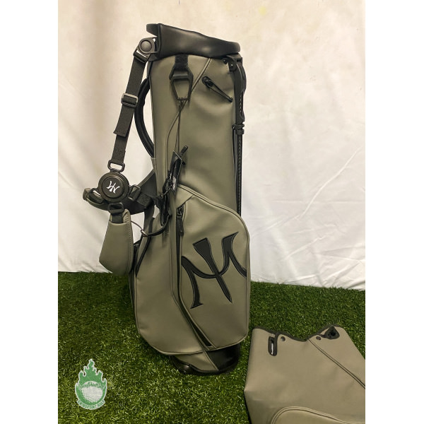 New with Tags Miura Vessel Carry Stand Bag Grey w/ Dual Straps