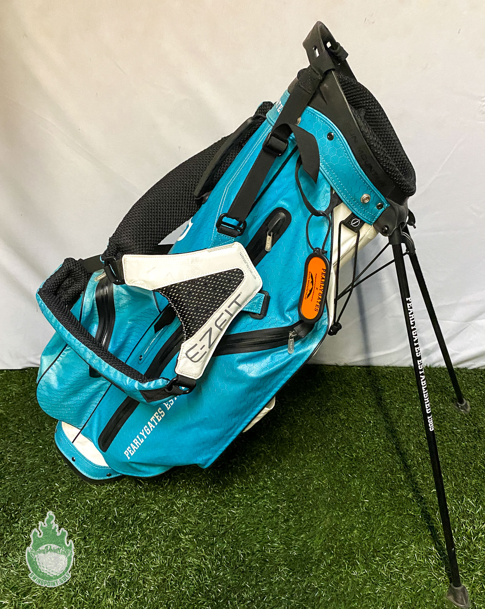 Used Sun Mountain Pearly Gates Collaboration Golf Stand Bag 3-Way Water  Proof · SwingPoint Golf®