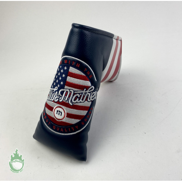 Used Travis Mathew Magnetic Blade Putter Headcover Red/White/Blue