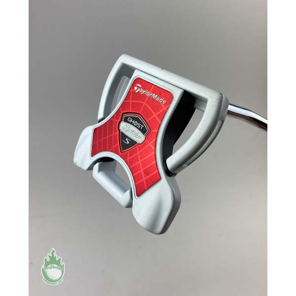 Used Right Handed TaylorMade Ghost Spider S White 35" Putter Steel Golf Club