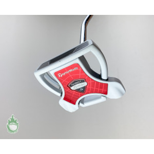 Used Right Handed TaylorMade Ghost Spider S White 35" Putter Steel Golf Club