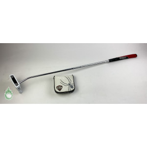 Used Right Handed TaylorMade Ghost Spider S White 35" Putter Steel Golf Club