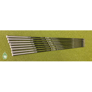Used Mitsubishi Chemical MMT 105g TX-Flex Graph Iron Shafts 4-GW Taper Tip .355