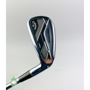 Used Right Callaway Mavrik Pro Demo 7 Iron KBS MAX 80g Stiff Flex Steel Golf