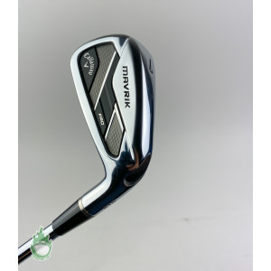 Used Right Callaway Mavrik Pro Demo 7 Iron KBS MAX 80g Stiff Flex Steel Golf