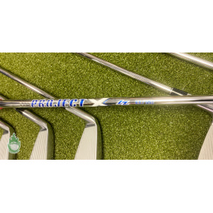 Used RH Srixon ZX5/ZX Forged Irons 4-9 Project X LZ 125g X-Stiff Steel Golf Set