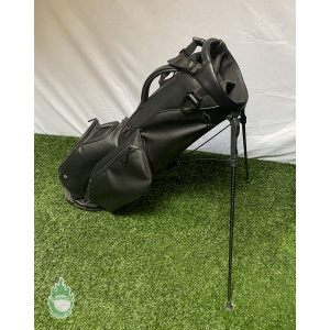 Used Black Vessel VLX Golf Cart/Carry/Stand Bag w/ Single & Dual Straps