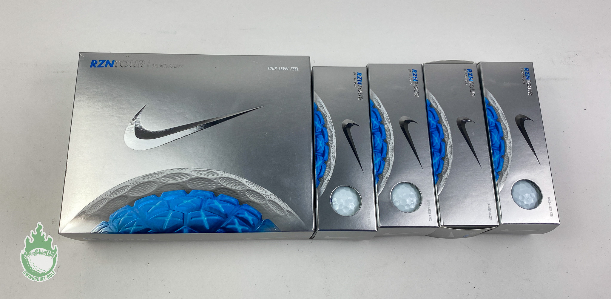 12 NEW Nike RZN Tour Platinum Golf Balls – Tour Level Feel