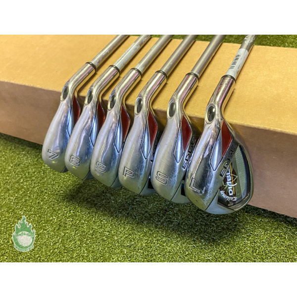 Used RH Callaway Diablo Edge Irons 7-PW/SW/LW 55g Ladies Flex Graphite Golf Set