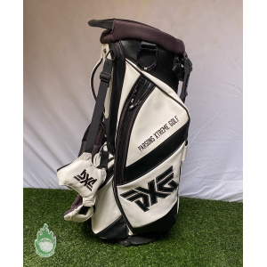 Used PXG Golf Stand Bag White 4-Way 6 Pocket Dual Straps Ships Free