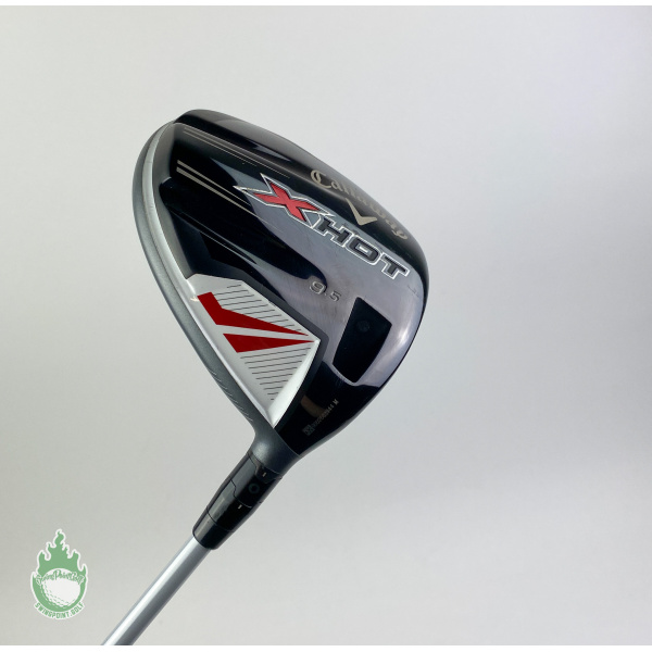 Used Right Handed Callaway X Hot Driver 9.5* PXv Stiff Flex Graphite Golf