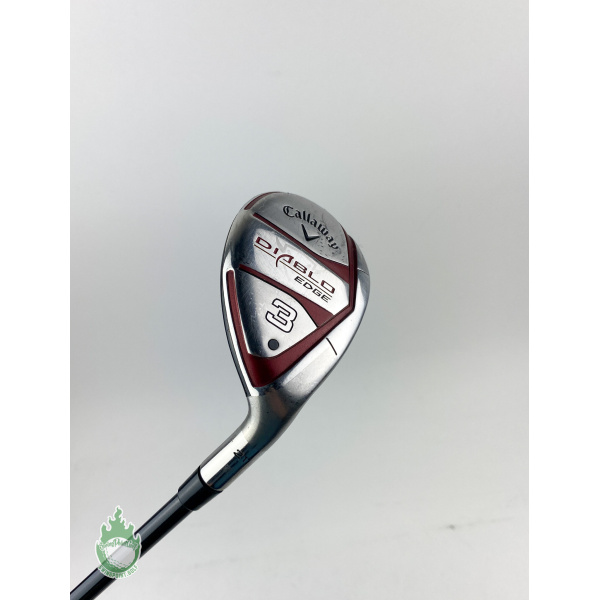 Right Handed Callaway Diablo Edge 3 Hybrid 21° Graphite Stiff Flex Golf Club