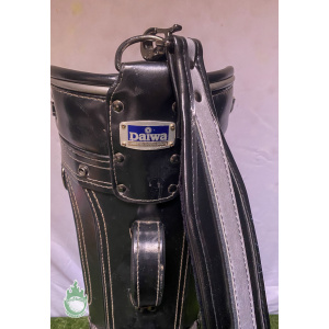 Used Vintage Daiwa Golf Staff Bag 3-Way Ships Free w/ Rainhood