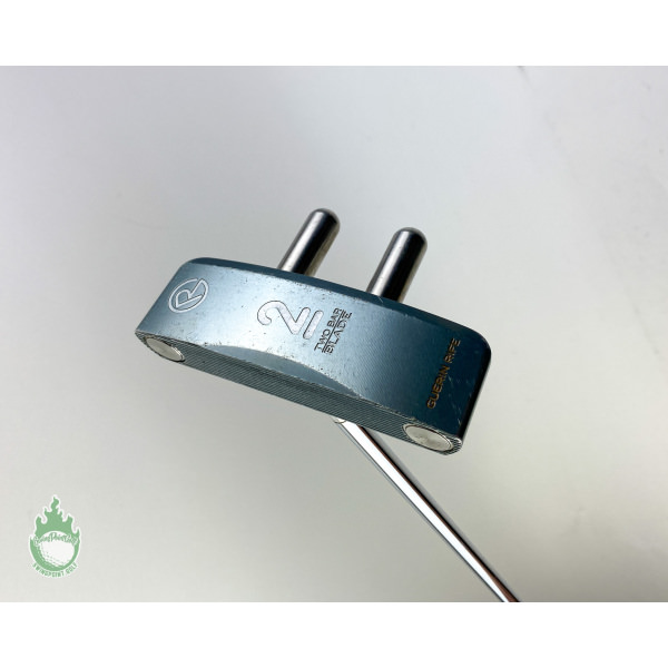 Used LEFT Handed Guerin Rife Two Bar Blade 35" Putter Steel Golf Club
