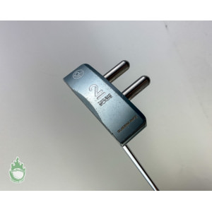 Used LEFT Handed Guerin Rife Two Bar Blade 35" Putter Steel Golf Club