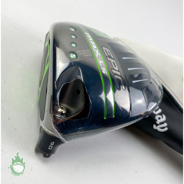 New LH Callaway EPIC Max LS (Low Spin) Driver 9* HEAD ONLY Golf Club w/  Cover · SwingPoint Golf®