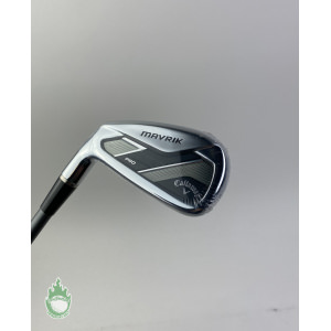New LEFT Callaway Mavrik Pro Demo 7 Iron Catalyst Regular Flex Graphite Golf
