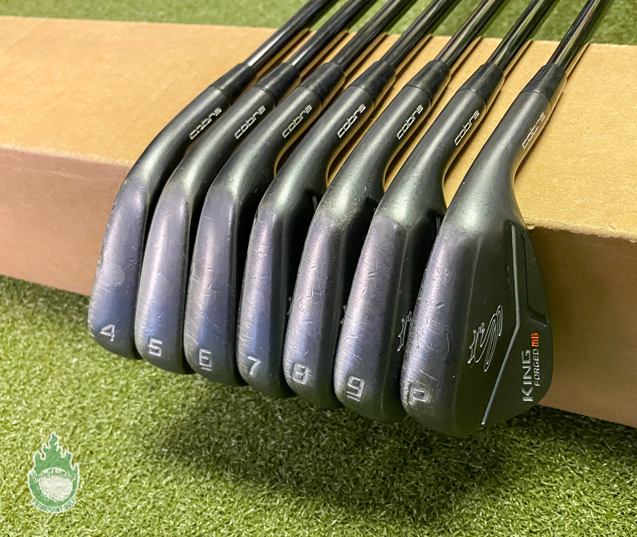 Used Cobra King Forged CB/MB Combo Irons 4-PW $-Taper 120g