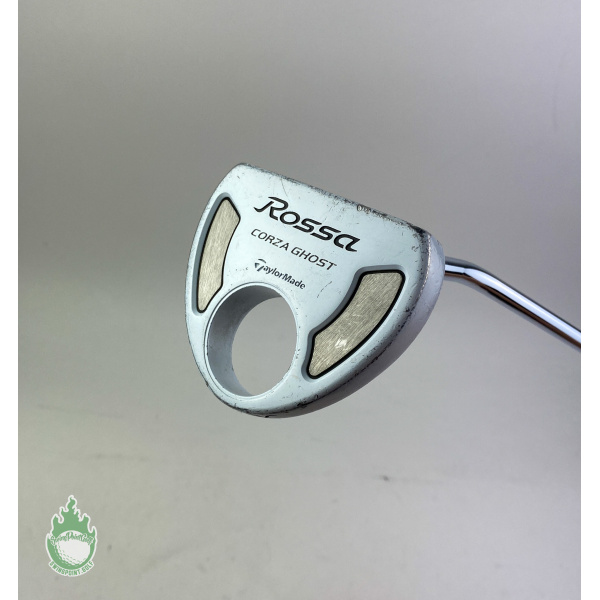 Used RH TaylorMade Rossa Corza Ghost 33" Putter Steel Golf Club Winn Grip