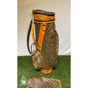 Louis Vuitton, Vintage Louis Vuitton Woman's Golf Club Bag and Clubs