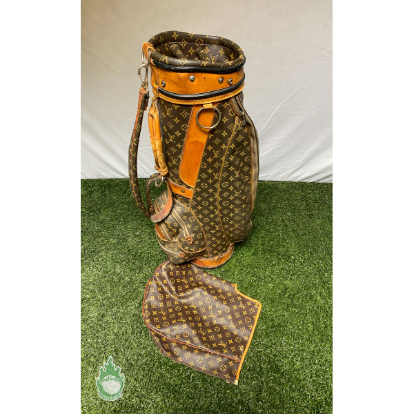 louis vuitton ゴルフバッグ Vintage Louis Vuitton Cart Golf Bag w/ Rainhood & Strap Ships Free