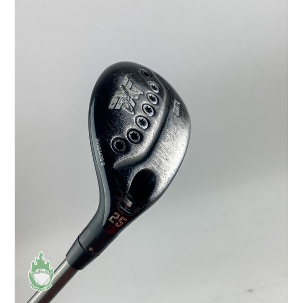 Used PXG 0317X 5 Hybrid 25* SteelFiber i70 Regular Flex Graphite Golf PURE Grip