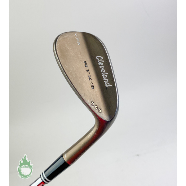 Used RH Cleveland RTX-3 V-FG Wedge 54*-14 Wedge Flex Steel Golf Club