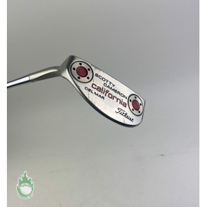 Used LH Titleist Scotty Cameron California Del Mar 33" Putter Steel Golf Club