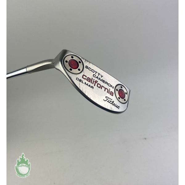 Used LH Titleist Scotty Cameron California Del Mar 33" Putter Steel Golf Club