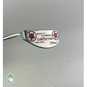 Used LH Titleist Scotty Cameron California Del Mar 33" Putter Steel Golf Club
