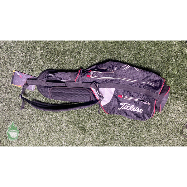 New with Tags Titleist Black Carry Sunday Golf Bag 2-Way Divider 3 Pockets