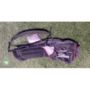 New with Tags Titleist Black Carry Sunday Golf Bag 2-Way Divider 3 Pockets