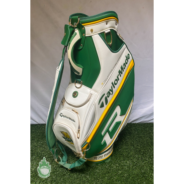 TaylorMade Golf Staff Bag 2013 Masters Season Opener Embroidered Green/White