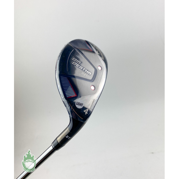 New Callaway Big Bertha B21 4 Hybrid 21* RCH 65 Lite Flex Graphite Golf Club