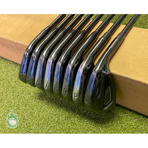 RH Titleist T100S Black Forged Irons 4-PW/48* Project X LZ Stiff Steel Golf Set