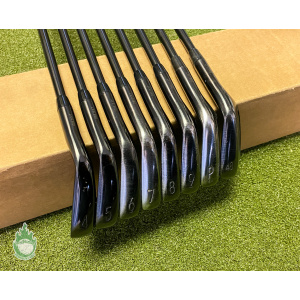 RH Titleist T100S Black Forged Irons 4-PW/48* Project X LZ Stiff Steel Golf Set