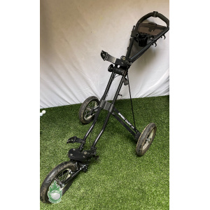 Sun Mountain 3 Wheel Speed Cart V1 Golf Black Push Cart w/ Travel Cover