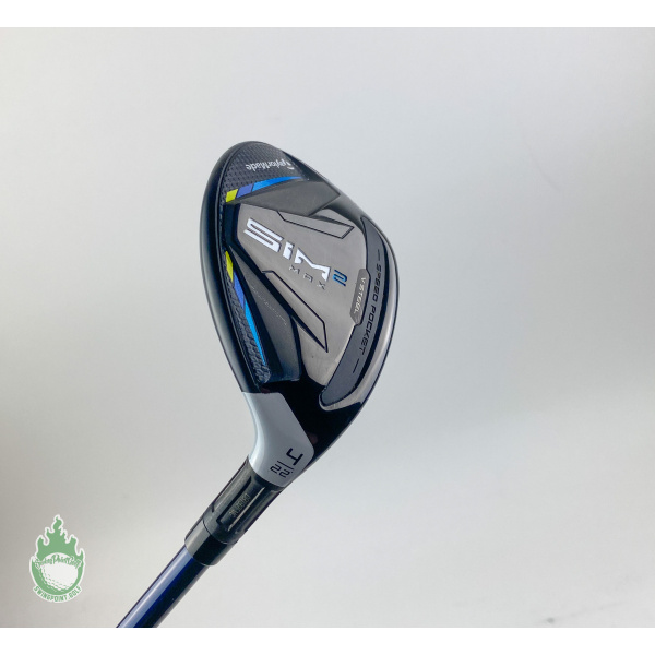 2021 TaylorMade SIM 2 MAX 4 Hybrid 22* Ventus Blue 7-S Stiff Graphite Golf