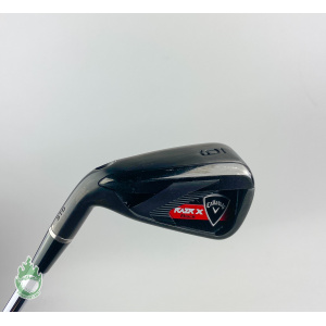 Used Left Handed Callaway RAZR X Black Tour 6 Iron M-10 XP Uniflex Steel Golf