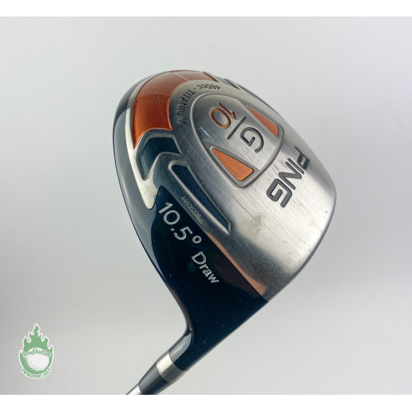 Used RH Used Ping G10 Driver 10.5* Draw Diamana Stiff Flex Graphite Golf Club