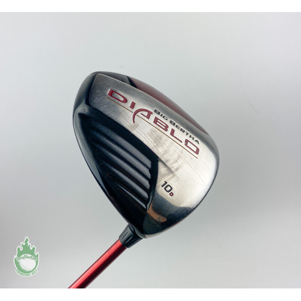 CALLAWAY BIG BERTHA DIABLO 10° shops DRIVER R FLEX ALDILA DVS