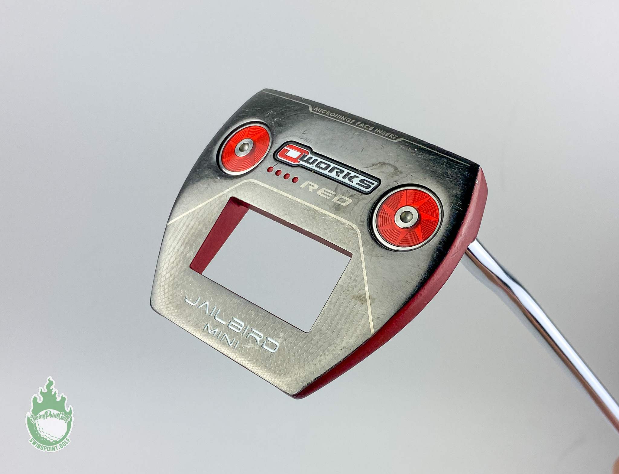クラブ ODYSSEY O-WORKS RED JAILBIRD mini Odyssey O-Works Red LE Jailbird Mini S Neck Putter | Golf Avenue