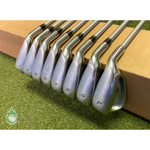 Used RH TaylorMade RAC HT Irons 5-PW 55g Stiff Flex Graphite Golf Club Set
