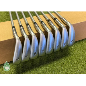 Used RH TaylorMade RAC HT Irons 5-PW 55g Stiff Flex Graphite Golf Club Set